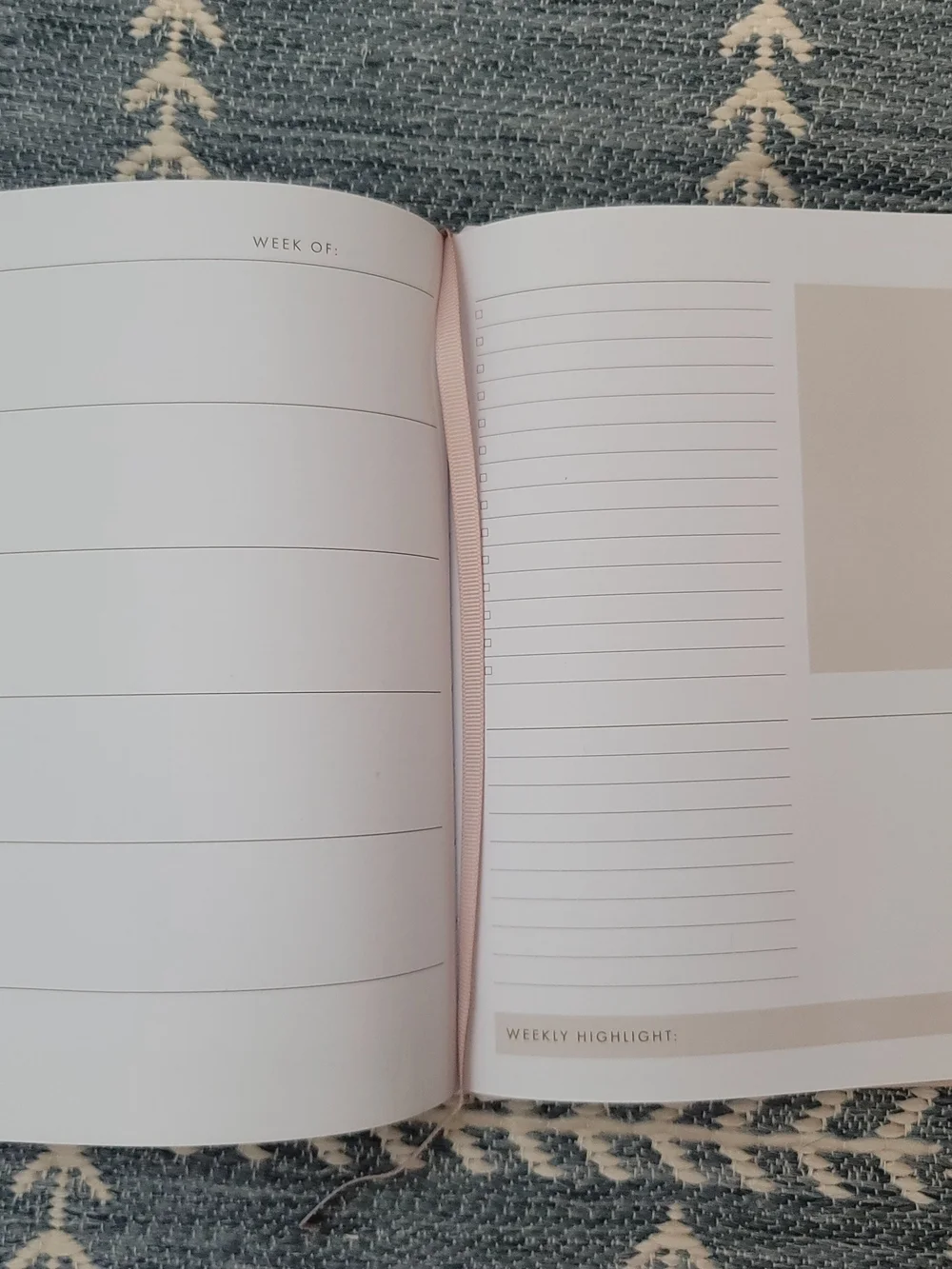 Threshold One Day At A Time Light Pink Hardcover Journal
